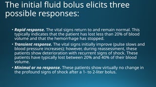 Reassment Signs L7. Shock. Trauma _ emergency care in Premedical care | PPTX