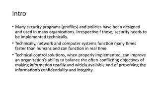 Comprehensive Overview of Security Technology: Access Controls ...