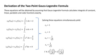 Advanced Numerical Integration Techniques in Engineering Computations | PDF
