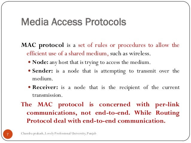 Lecture 7 8 ad hoc wireless media access protocols