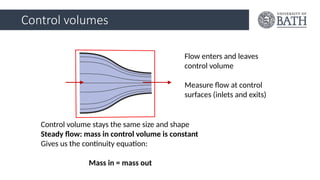 Fluid Mechanics - Conservation of Mass.pptx