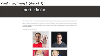 elmsln.org/node/5 (drupal 7)
 