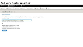 And very techy oriented
 