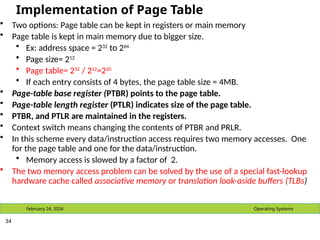 Comprehensive Overview of Main Memory Management in Operating Systems ...