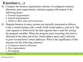 Comprehensive Overview of Main Memory Management in Operating Systems ...