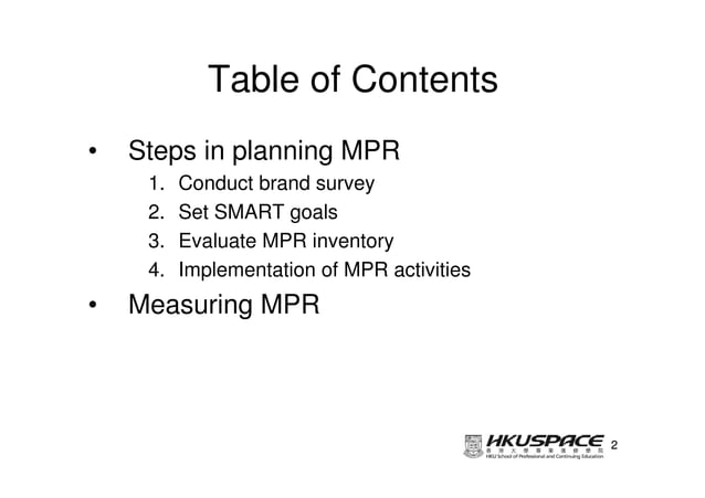 Lecture 7 planning mpr | PPT