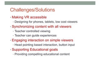 Lecture7 Example VR Applications | PDF