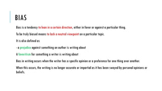 Lecture 7 Contextual interpretation (tones, biases, stereotypes ...