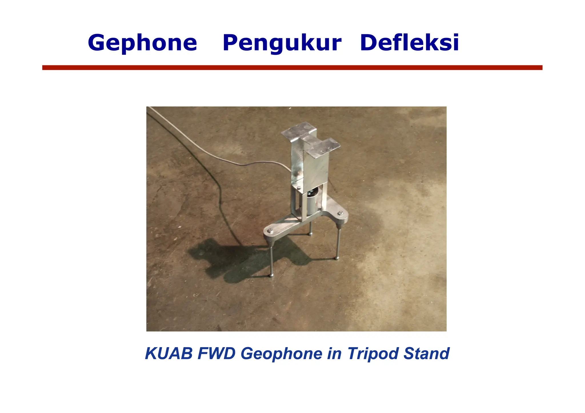 Lecture 7 falling weight deflectometer for flexible pavement | PPTX