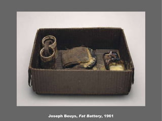 Joseph Beuys,  Fat Battery , 1961 