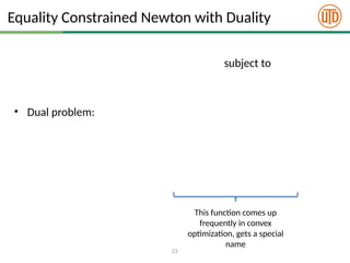Comprehensive Lecture on Second Order Optimization Methods and Newton's ...