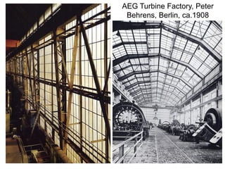 AEG Turbine Factory, Peter
Behrens, Berlin, ca.1908
 