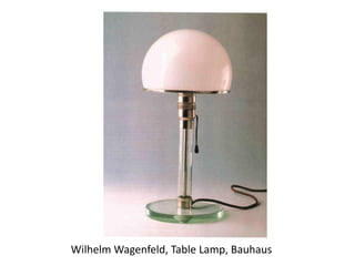 Wilhelm Wagenfeld, Table Lamp, Bauhaus
 