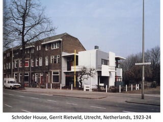 Schröder House, Gerrit Rietveld, Utrecht, Netherlands, 1923-24
 