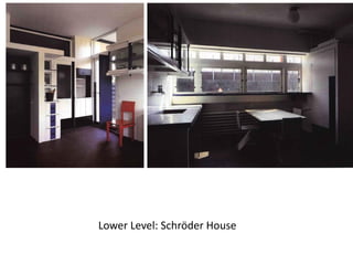 Lower Level: Schröder House
 