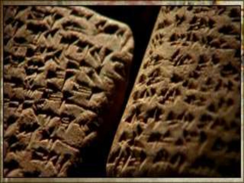 Lecture 7 other ancients tablets nuzi and amarna