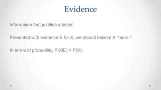 Relative strength of evidence
Can we find a p-value equivalent?
There is “Bayes factor”
Pr(H1|E)/Pr(H2|E)
= [Pr(E|H1)Pr(H1...
