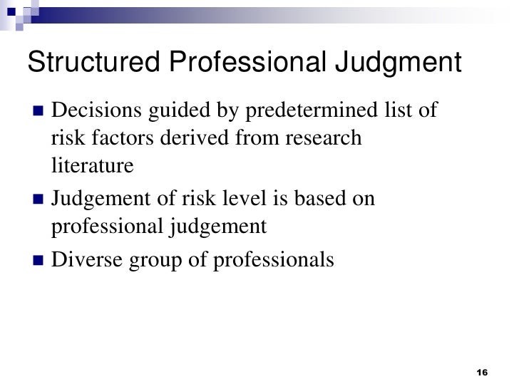 Forensic Psychology Risk Assessment
