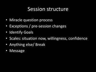 Lecture 7 solution focused therapy | PPTX