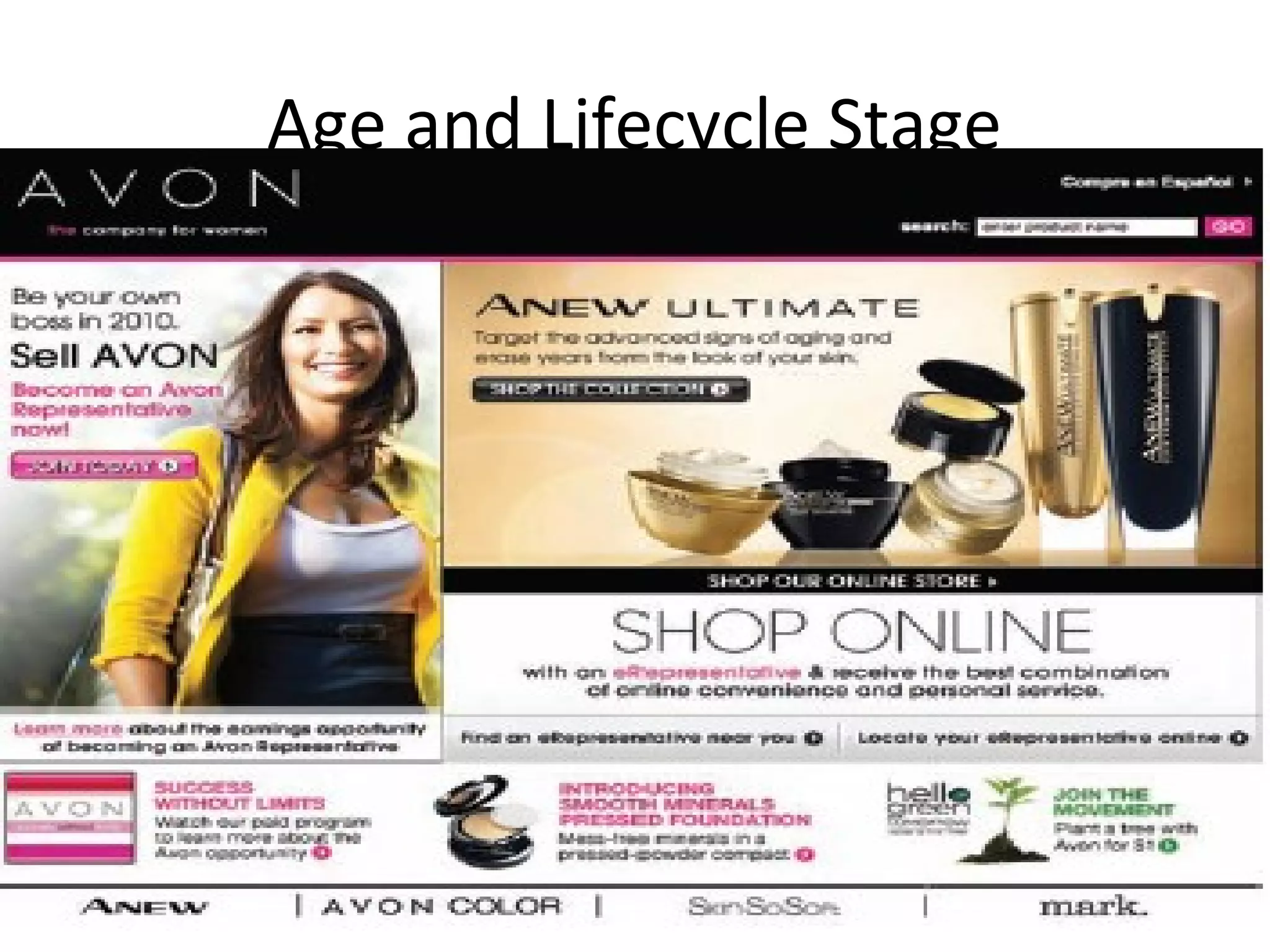 Age and Lifecycle Stage
 