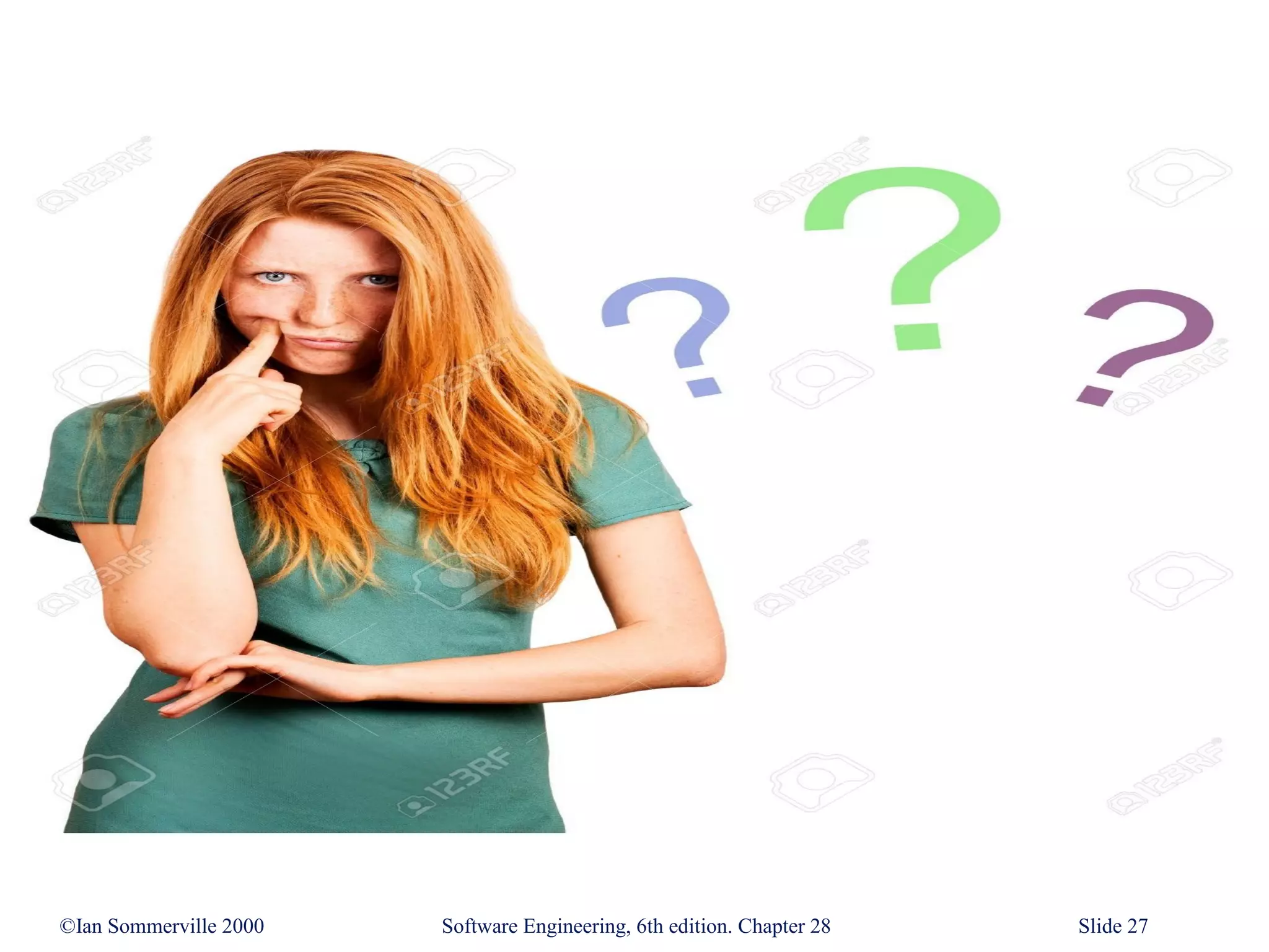 ©Ian Sommerville 2000 Software Engineering, 6th edition. Chapter 28 Slide 27
 