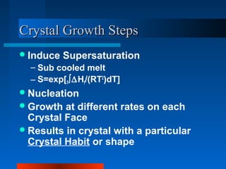 Lecture8.0 silicon crystal growth | PPT