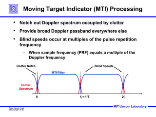 radar 2009 a 12 clutter rejection basics and mti | pdf... lecture 8.pptx