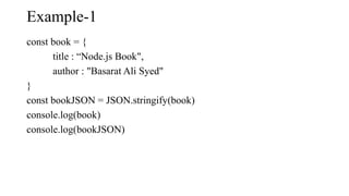 Working with JSON | PPT