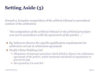 Notes on arbitration (arbitral awards)ppt | PPT