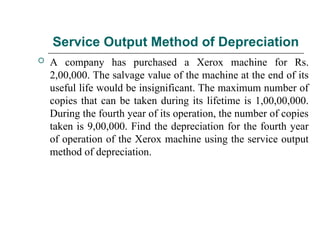 Engineering economics slides discussing the depreciations and other ...