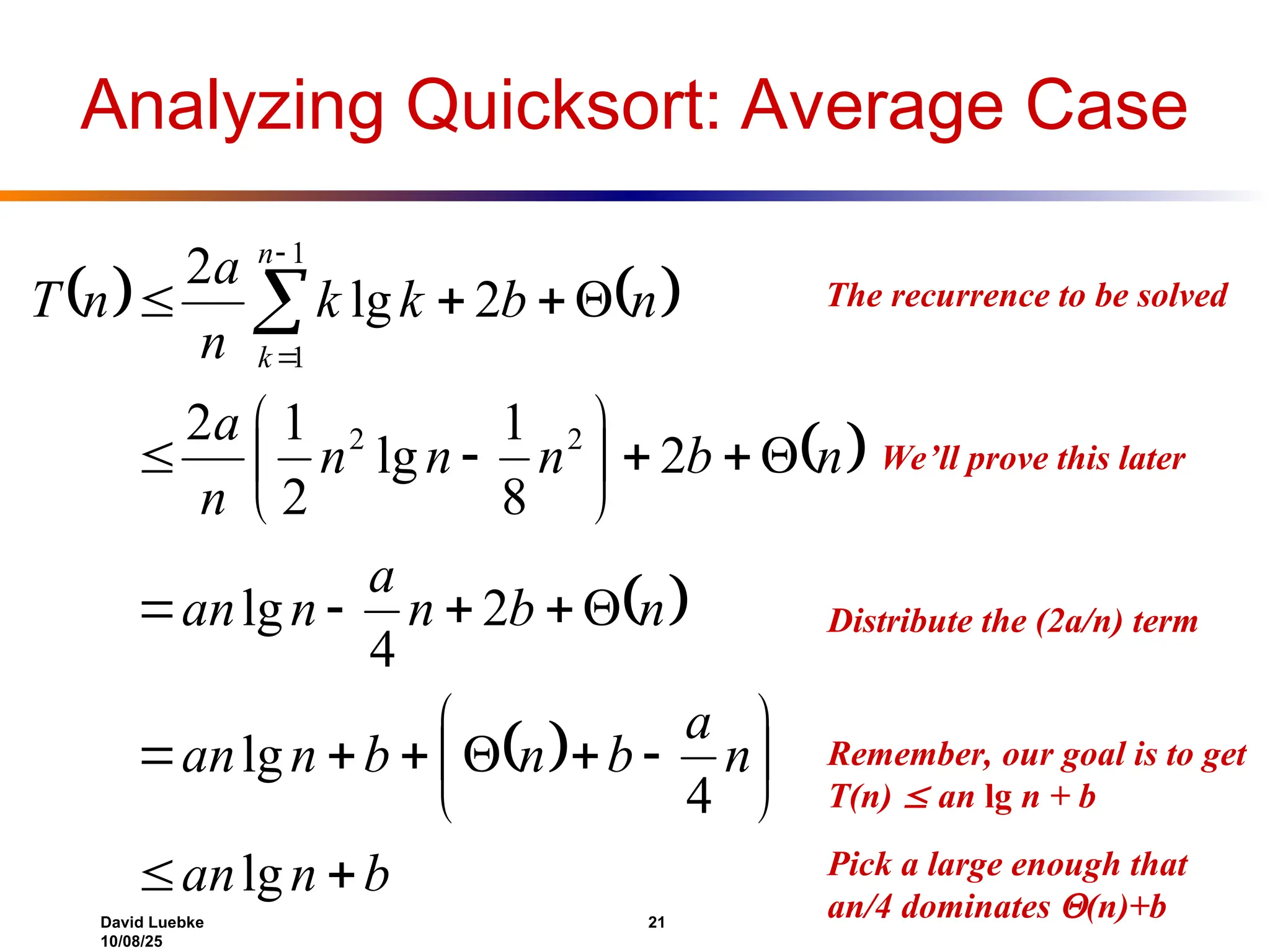 Quick Sort Algorithm: Dry Run and Its working | PPT