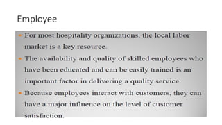 Factors that Influence the Internal environment of Tourism and ...