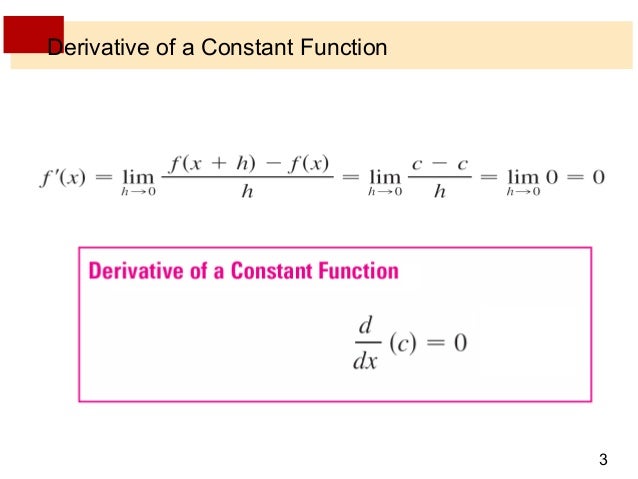 lecture 8 derivative rules derivation rules
