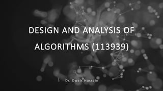 Lecture 8 - Design and Analysis of Quicksort Algorithm.pptx