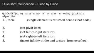 Lecture 8 - Design and Analysis of Quicksort Algorithm.pptx