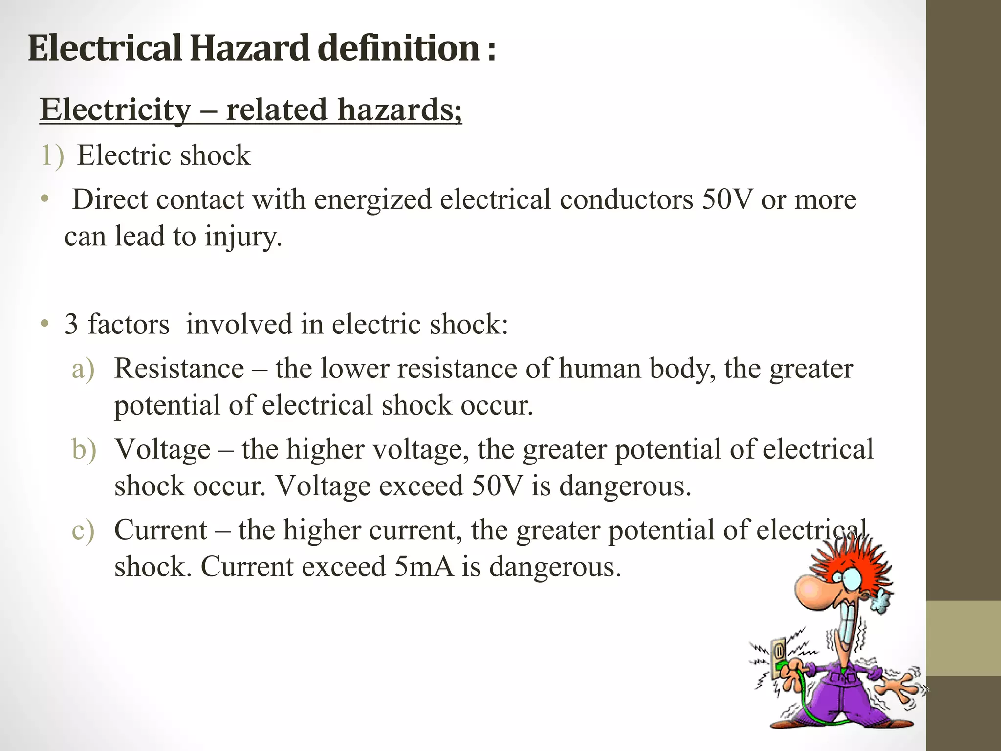 Lecture 8 -_electrical_hazard | PDF