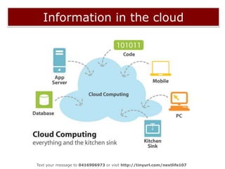 Information can find usView the messages at http://www.tinyurl.com/nextlife107response