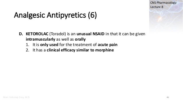 Is Naproxen A Non Narcotic