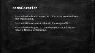 Data Scaling, data science, data preparation. | PPT
