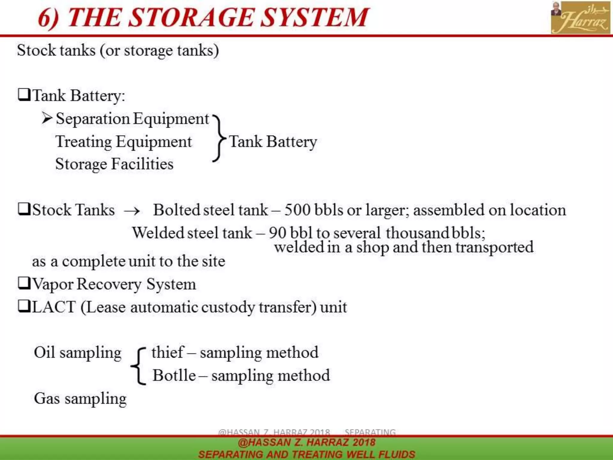 6) THE STORAGE SYSTEM
 