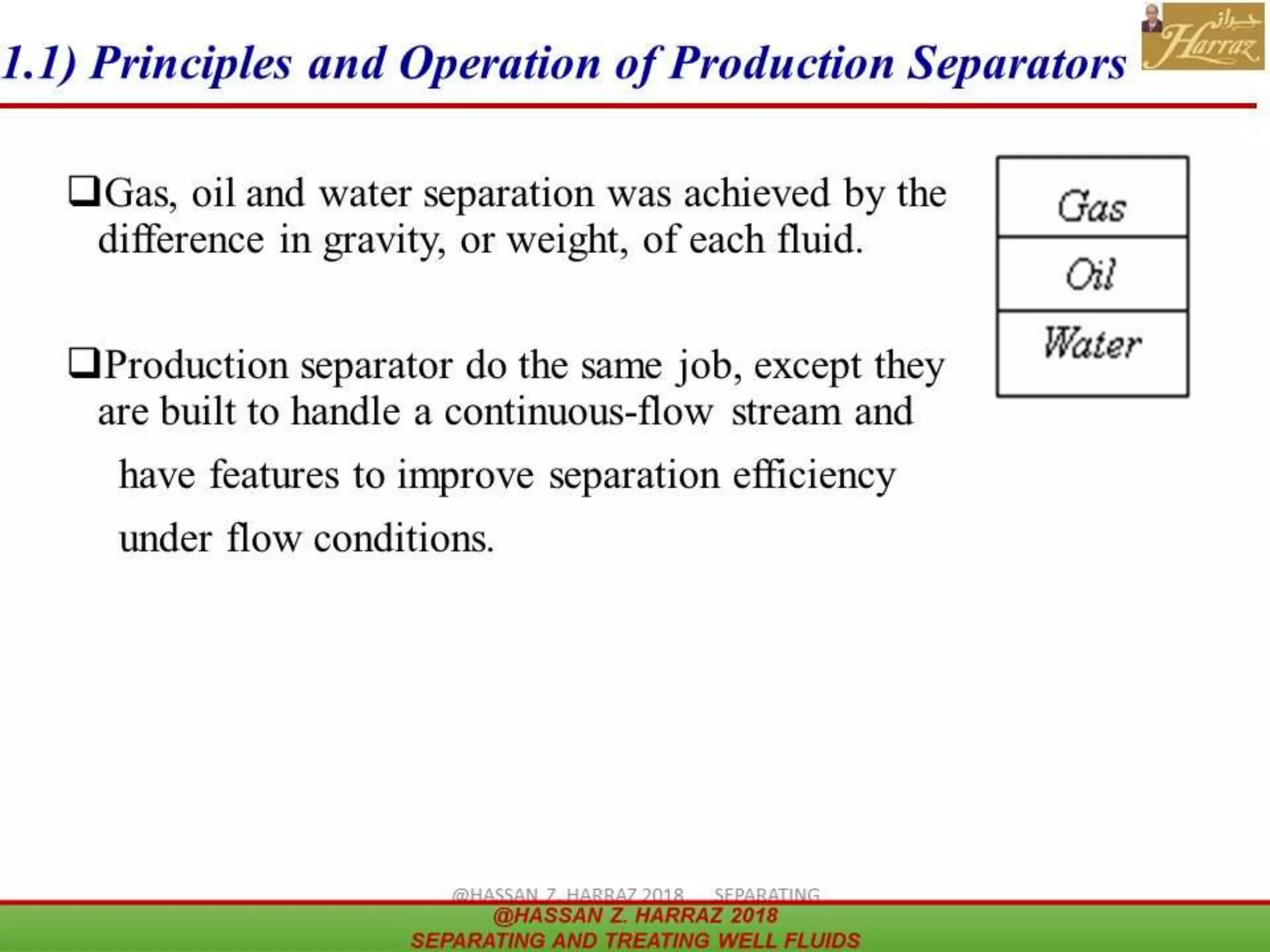 1.1) Principles and Operation of Production Separators
 