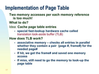 lecture 8 b main memory | PDF