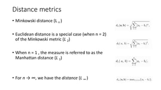 Minkowski Distance Matlab Machine Learning Lectures -- Clustering (1) | PDF