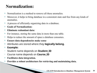 Lecture 8 Dependencies & Normalization - Copy.pptx