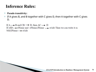 Lecture 8 Dependencies Normalization - Copy (1).pptx
