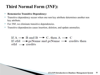 Lecture 8 Dependencies Normalization - Copy (1).pptx