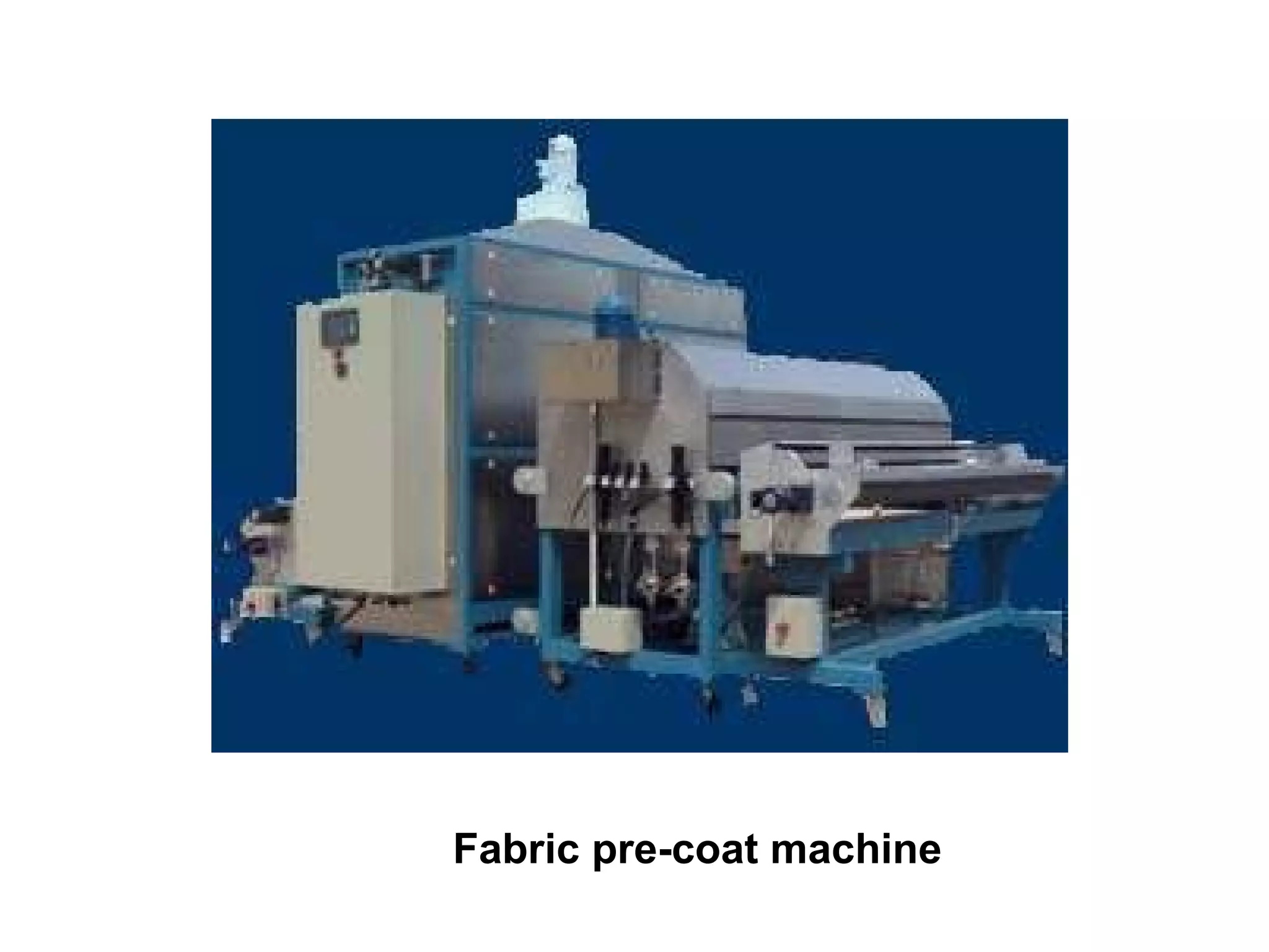 Fabric pre-coat machine  