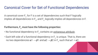 Comprehensive Guide to Functional Dependencies and Database Schema ...