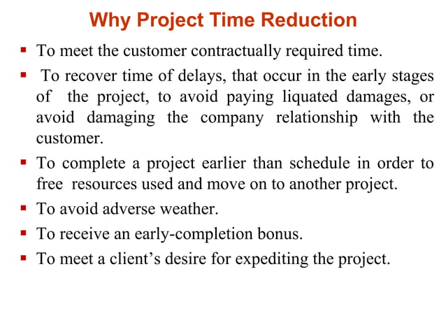time-cost-trade-off