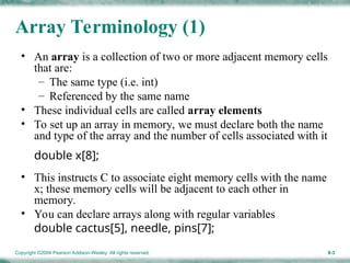 A variable in C is a named memory location used to store data that can ...